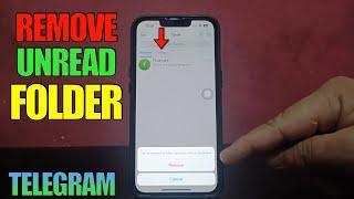 How to Remove Unread Folder on Telegram