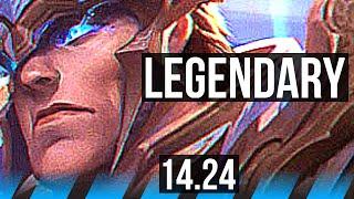 GAREN vs KATARINA (MID) | Legendary | NA Master | 14.24