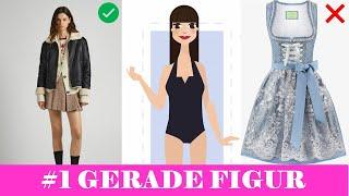 Figurtyp gerade Körperform Damen erkennen stylen Kleid Hosen Bademode Accessoires Stilberatung