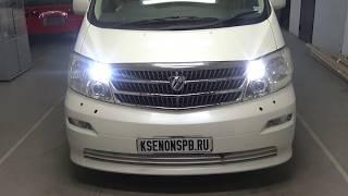 Toyota Alphard - установка BI LED I.LENS PJX + HPL Crossfire