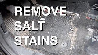 How to SAFELY Remove Salt Stains from Carpets