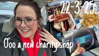 Ooo we found a new charity shop ️️ vlog 22-3-25 #safespace #charityshopping