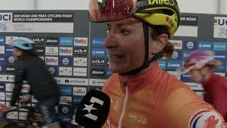 Marianne Vos - Interview at the finish - World Championships Road Race (Zürich) 2024