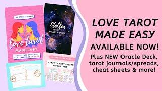 Love Tarot Made Easy, Stellar Oracle Deck & Other Fun Products Available Now!