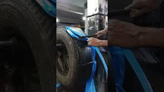 #Track Tyre 10.00.20 hot #resoling  welding processing # #automobile #machine #