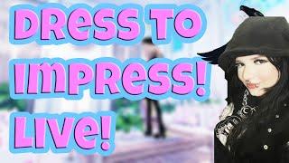 ROBLOX LIVE  DRESS TO IMPRESS | GIFTING VIP!