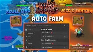  King Legacy Script/Hack Arc Hub | Auto Farm Skull King | Get Halloween Bone Scrythe Easily