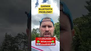 GARMIN BLUETOOTH GARMIN Connect App SMARTPHONE PROBLEME beheben!