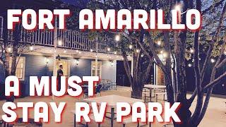 Fort Amarillo RV Park [Overview] || One of the Cutest in the LONE STAR STATE