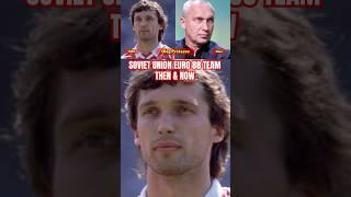 Soviet Union Euro 88 Team (Then & Now) #cccp #soviet #sovietunion #ussr #football #euro #1988