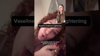 DIY Underarm Whitening: The Vaseline Secret #dermreacts