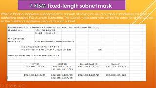 7. IPv4 Subnetting (FLSM)- Fixed Length Subnet Mask | Cisco Packet Tracer
