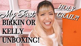 HERMÈS DREAM BAG UNBOXING!!!!  My First Birkin or Kelly!!!!!  xsakisaki