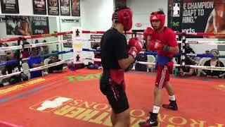 Ryan Garcia vs Rolando Romero sparring highlights