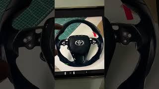 CUSTOM CAMRY VX 70. Ручная работа ,руль сделанный на заказ . #carbon #forgedcarbon #перешив_руля