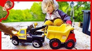 Tow Trucks Towing Dump Truck