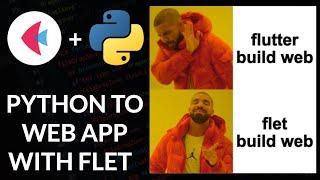 Python Code to Static Web App with Flet | Henri Ndonko