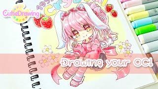 [sketching/coloring] Drawing your Gachaclub OC/Copic markers/Gachalife/#91