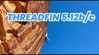 RED ROCK CANYON: Threadfin 5.12b/c, Tsunami Wall