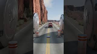 5 Bollard barrier Security #shorts #beamng