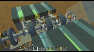 Scrap Mechanic: ДВС. Оппозитный шестицилиндровый двигатель.№5