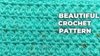 ONLY 2 ROWS! Easy Crochet Pattern for Baby blanket,Scarf,Cardigan,Socks,Muffler for beginners