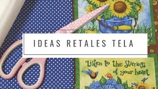 Ideas con retazos de TELA / Ideas para VENDER con retales TELA / Fácil, útil y práctico
