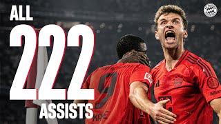 The magical Raumdeuter: ALL Thomas Müller assists for FC Bayern! 