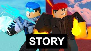 The Story of The ICE FRUIT vs FLAME FRUIT.. (Blox Fruits)