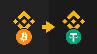 How to Convert BTC to USDT in Binance (Desktop & Mobile)