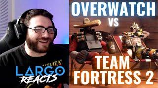 Overwatch Vs TF2 (1&2) - Largo Reacts