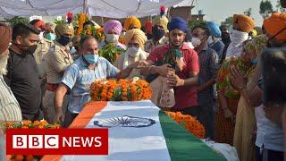 Funerals held for Indian soldiers killed in China Ladakh clash