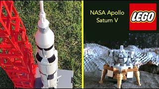 LEGO Saturn V Apollo 11 Landing on the Moon