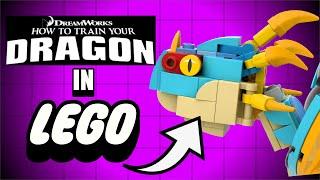 I Built StormFly from How To Train Your Dragon out of LEGO