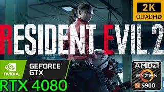 Resident Evil 2 | RTX 4080 | Ryzen 9 5900X | Native 1440P | Max Settings RT On