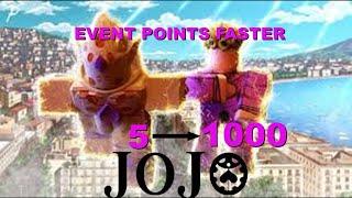 How to get event points fast 2021 (jojo blox)