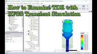 How to Examine TDR of coaxial cable with HFSS Transient Simulation