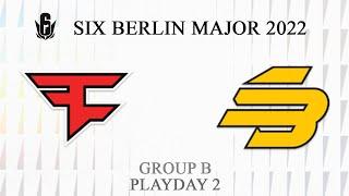 FaZe vs SBXG @Skyscraper | Six Major Berlin 2022 | Playday 2