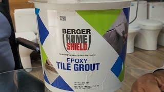 Berger Epoxy Tile Grout |Berger Paints |Berger Home shield #tiles #epoxy #tileadhesive#waterproof