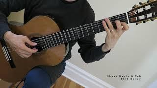 Study in C by Tarrega for Classical Guitar