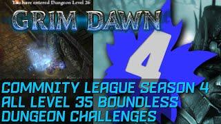 [HC] Grim Dawn Season 4 - All level 35 Boundless 26 Challenges