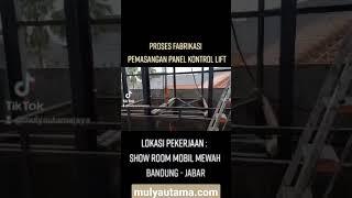 fabrikasi pemasangan hoist lift barang