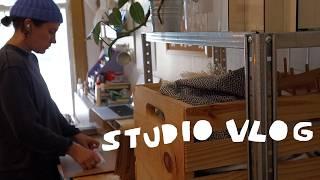 Packing holiday orders & losing my sketchbook in Mexico  studio vlog