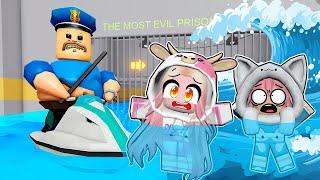 TIDAKK!! SELURUH KOTA di ROBLOX BANJIR AKIBAT TSUNAMI?! | BARRY PRISONS