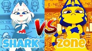 Ankha Dance but Cat Shark vs Zone Ankha 18+ | [60 fps]