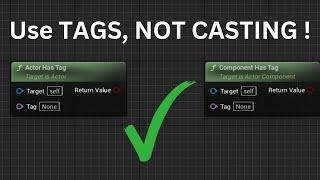 How to use Tags instead of Casting node | Unreal Engine 5 Tutorial