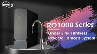 Discover Pure Water Bliss with iSpring RO1000 Series - Fast Flow, Smart Features!