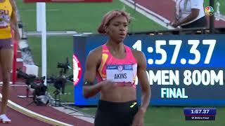 Battle to the finish in the women's 800m | U.S. Olympic Track & Field Trials