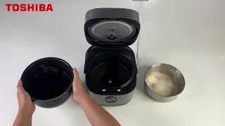 Cooking Low Sugar  Rice Using Toshiba Low Sugar Multi-Cooker