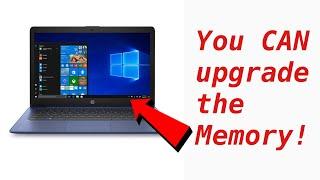 You CAN upgrade the memory on HP Stream Laptops!